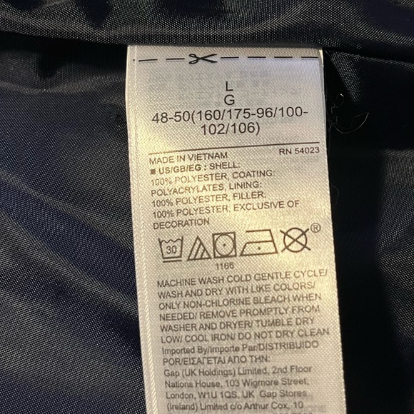 GAP polyester fill puffer jacket - Picture 6 of 6